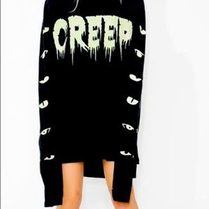 PEEPIN' CREEP LONG SLEEVE TEE DOLLS KILL